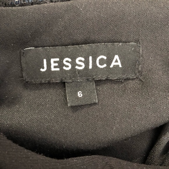 Jessica Long Sleeve Lace Black Dress, size 6 - Picture 7 of 13